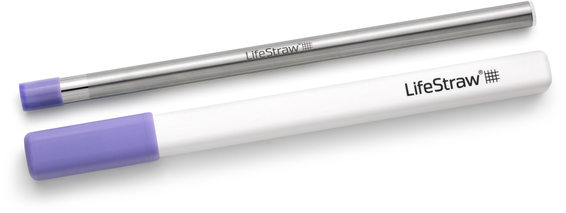 LifeStraw SIP egyrészes szűrős szívószál tartóval, bíborvörös, WW
