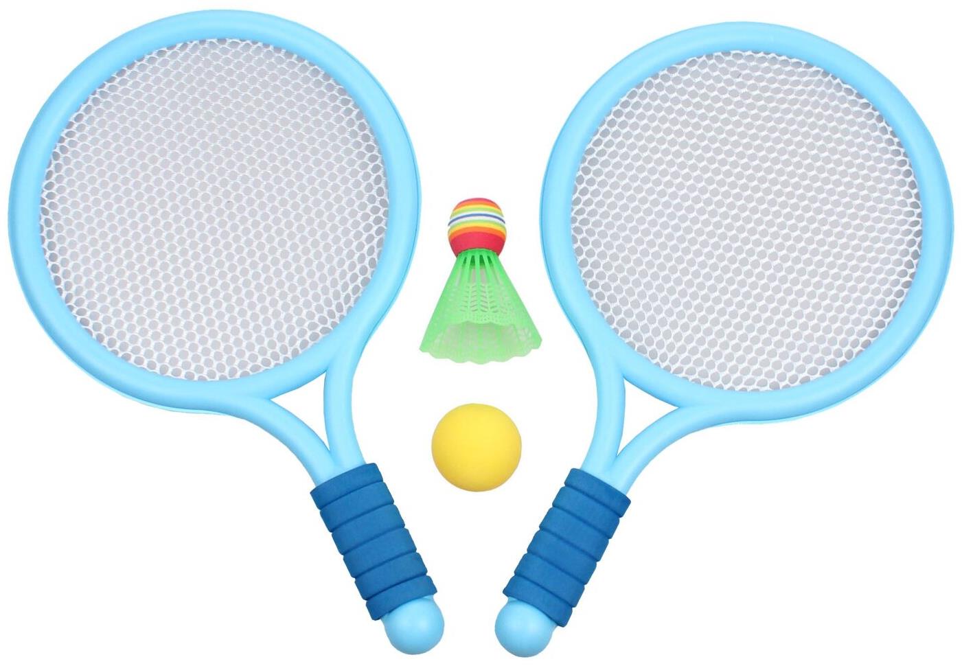 MERCO Racket Ball Games Ütő + labda, kék, 2 szett