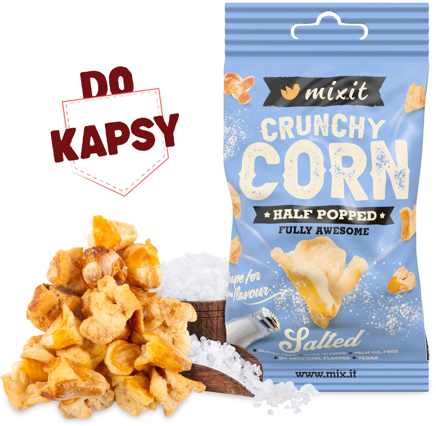 Mixit Crunchy corn - Sós 40 g