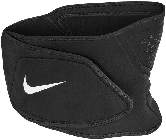 Nike Waist Wrap deréktámasztó öv, fekete-fehér, méret SL
