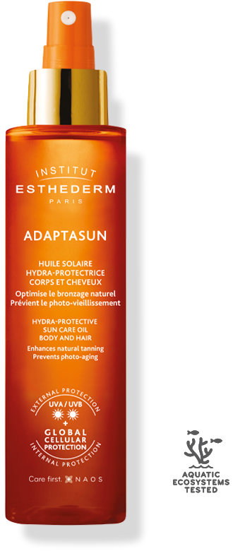 INSTITUT ESTHEDERM Adaptasun napvédő olaj testre és hajra - enyhe napfény 150 ml