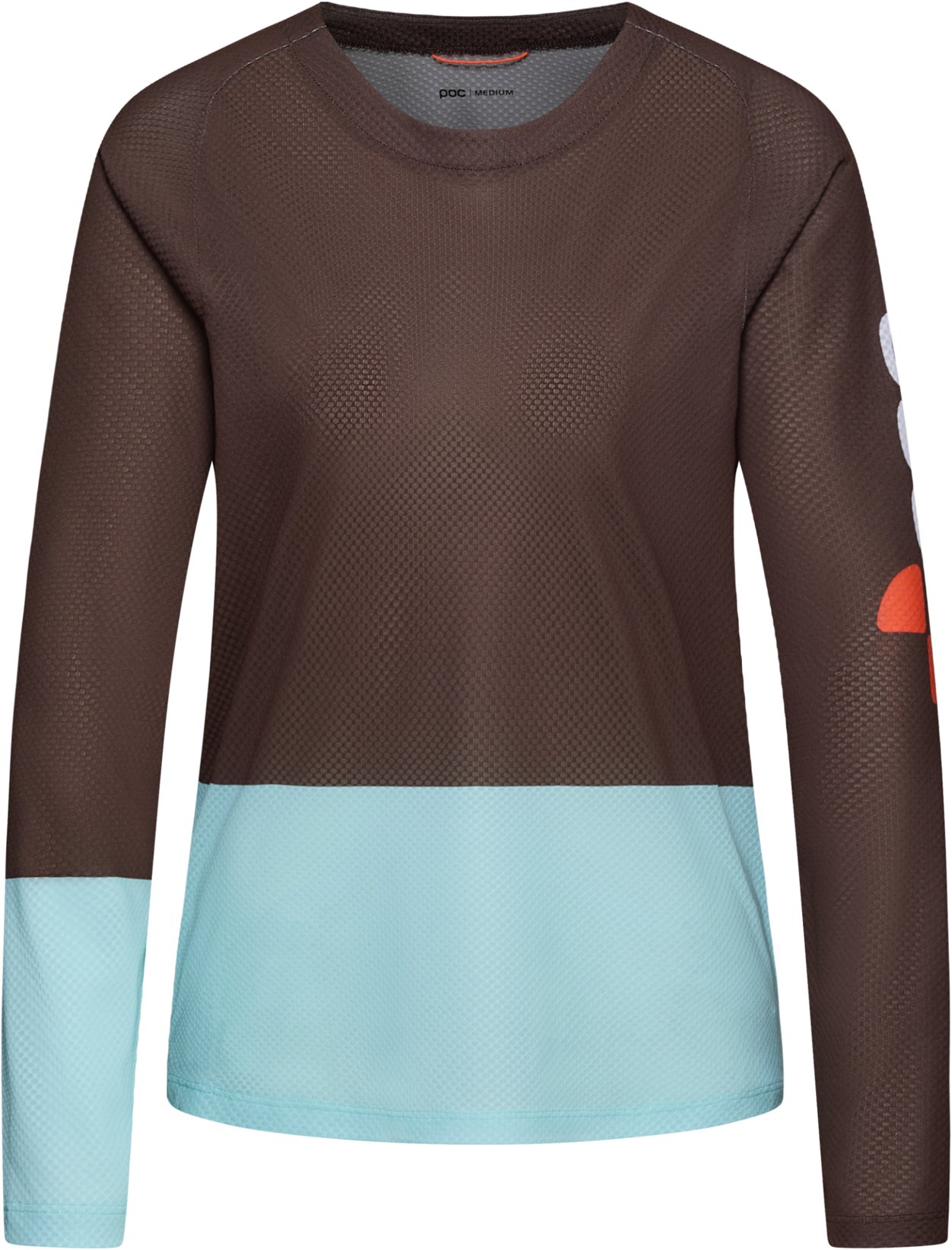 POC W's Motion Air L/S Jersey Bronzite Brown/Lazurite Blue LRG