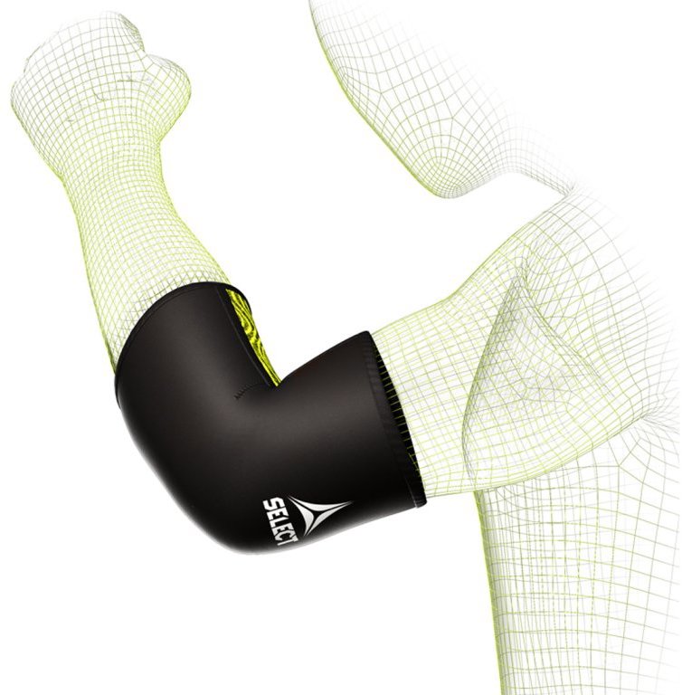 Select Elbow Support fekete-zöld, méret S