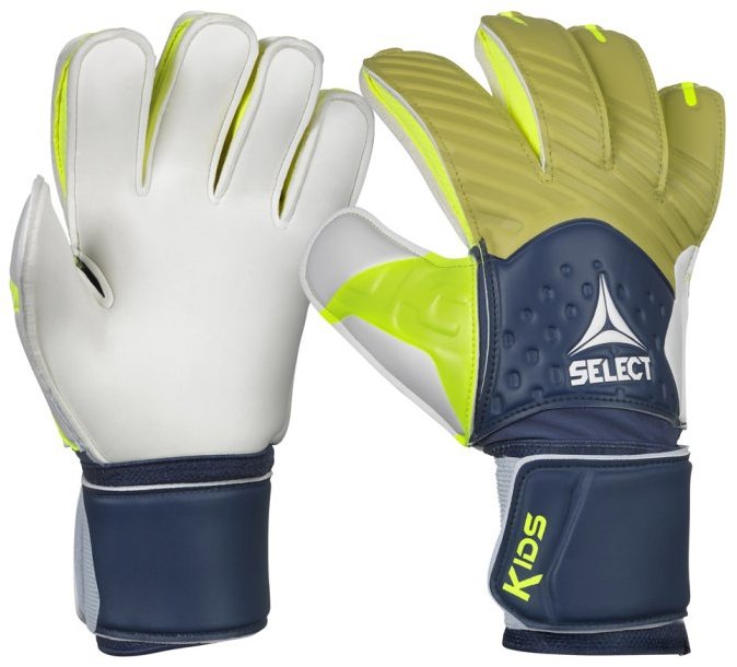 Select GK Kesztyű 03 Kids kék-zöld-szürke, 7-es méret