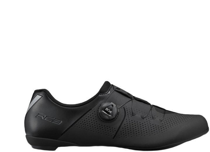 Shimano országúti cipő SH-RC302, férfi, fekete, 42, széles