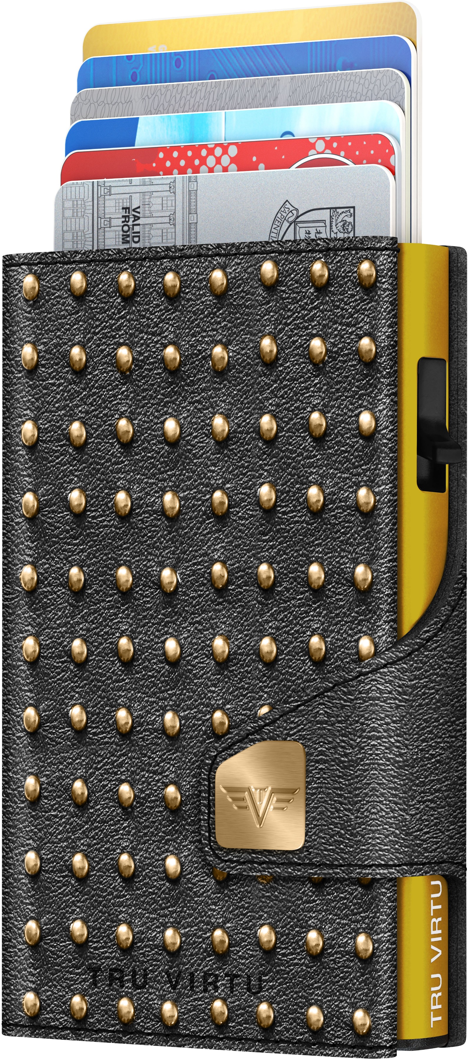 Tru Virtu Click & Slide Rivets péntárca Punk Gold