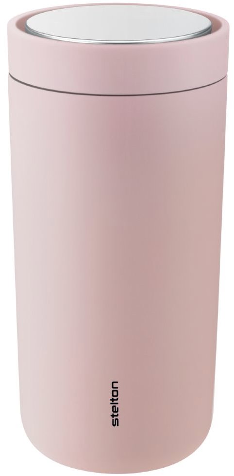 Stelton TO GO CLICK termobögre 400 ml, matt rózsaszín