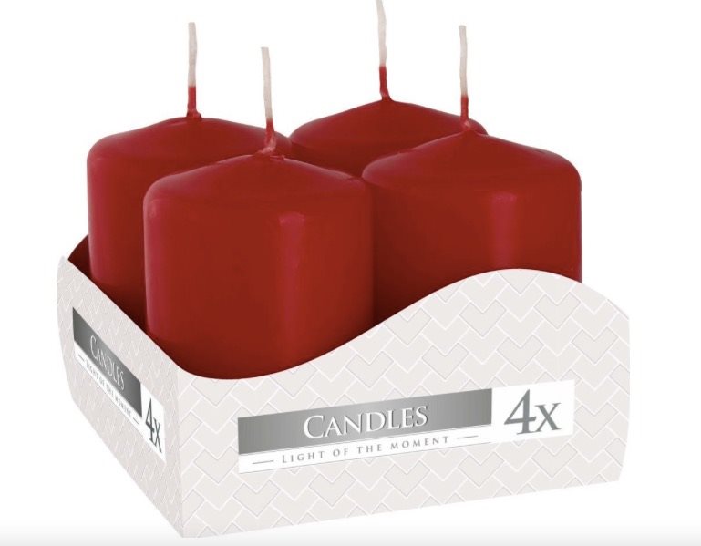 BISPOL Adventi Bordó 4× 60 g
