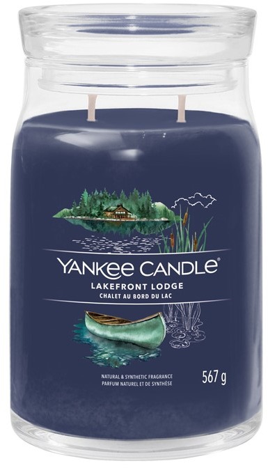 YANKEE CANDLE Signature üveg 2 kanóc Lakefront Lodge 567 g