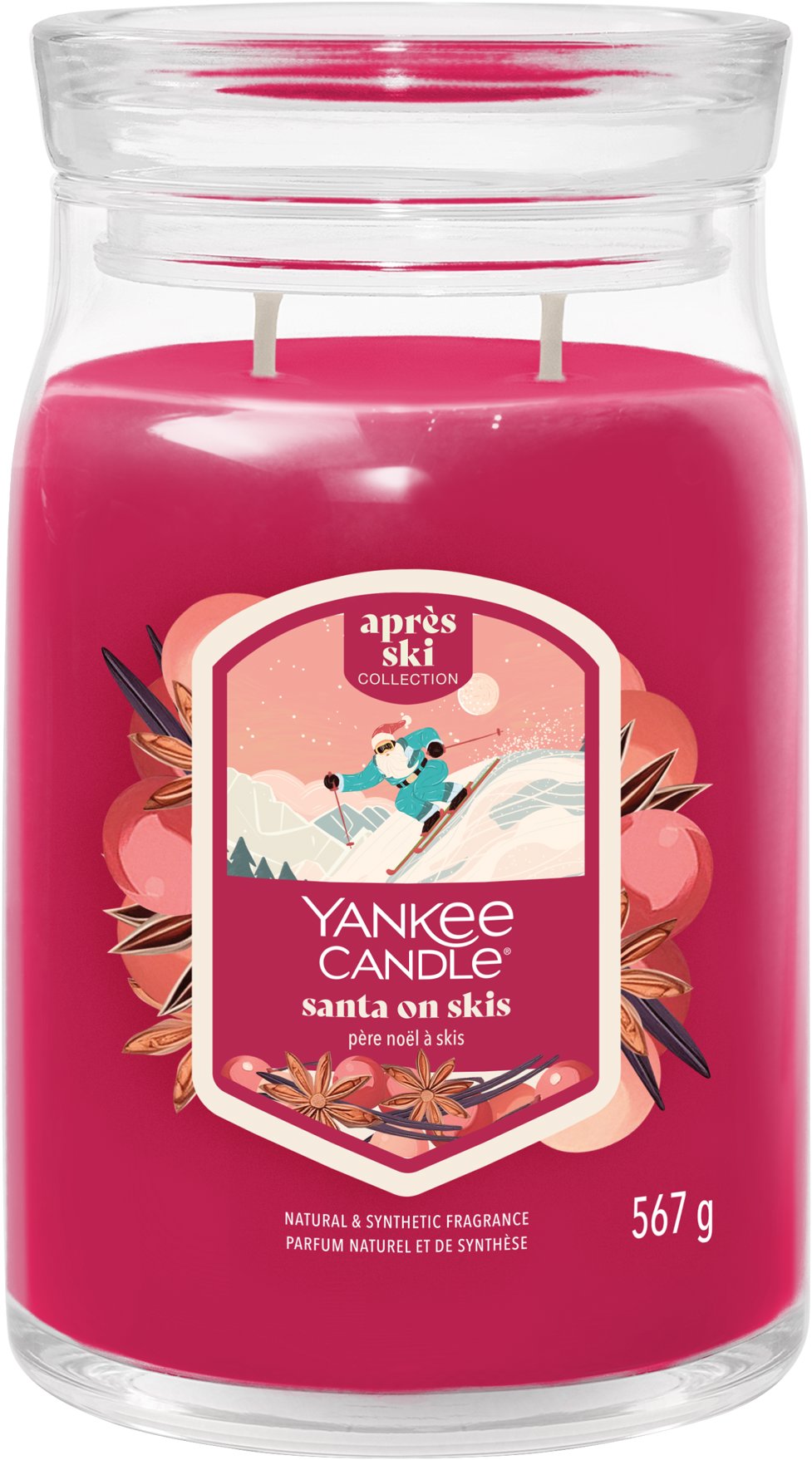 YANKEE CANDLE Signature Santa On Skis 567 g