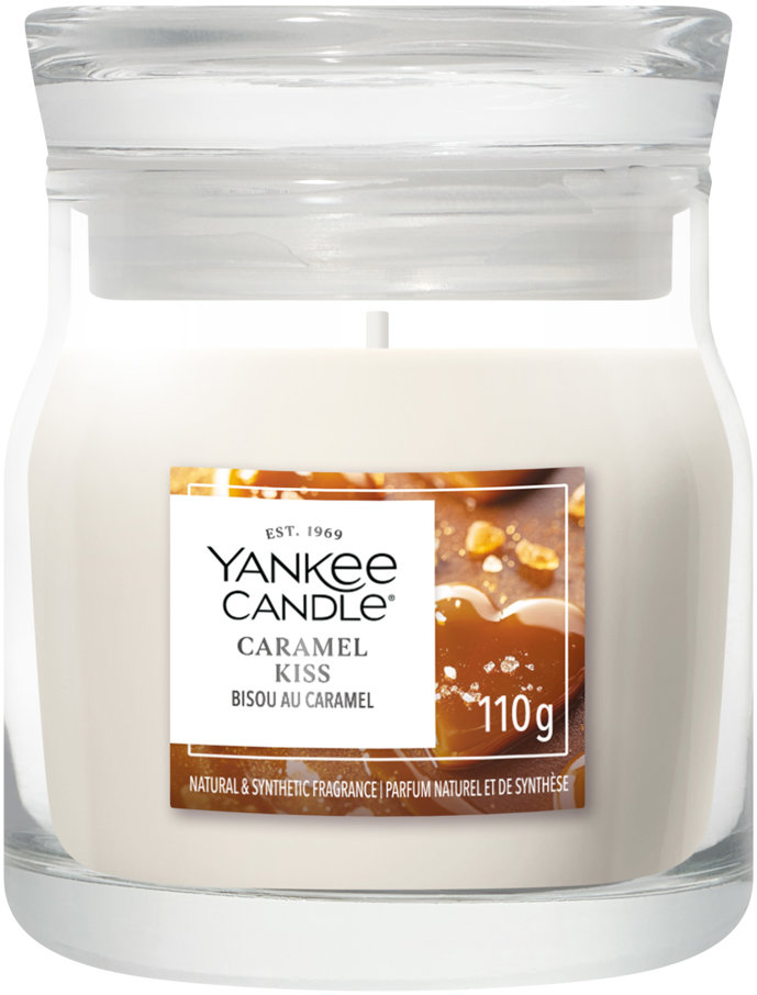 YANKEE CANDLE Signature Caramel Kiss 110 g
