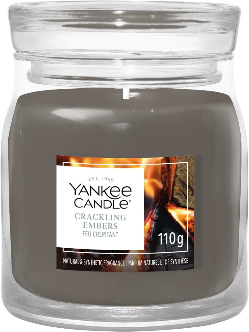 YANKEE CANDLE Signature Crackling Embers 110 g