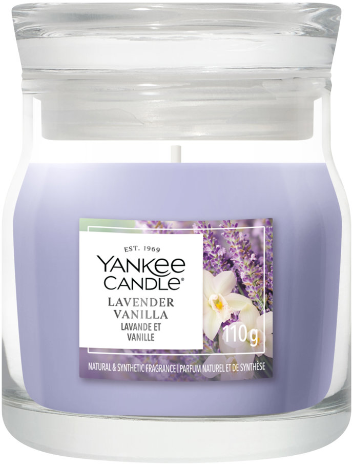 YANKEE CANDLE Signature Lavender Vanilla 110 g