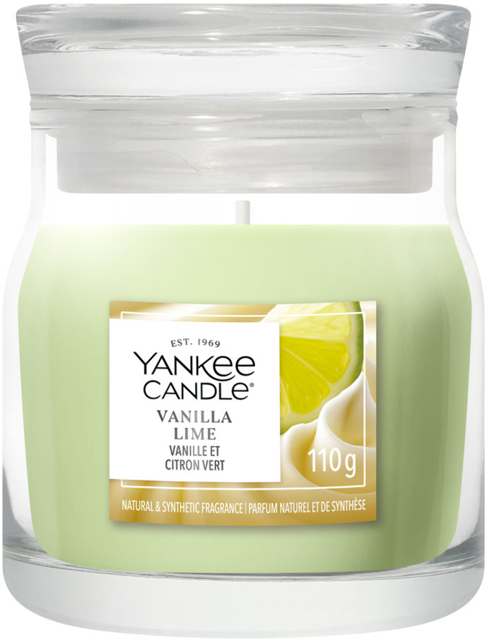 YANKEE CANDLE Signature Vanilla Lime 110 g