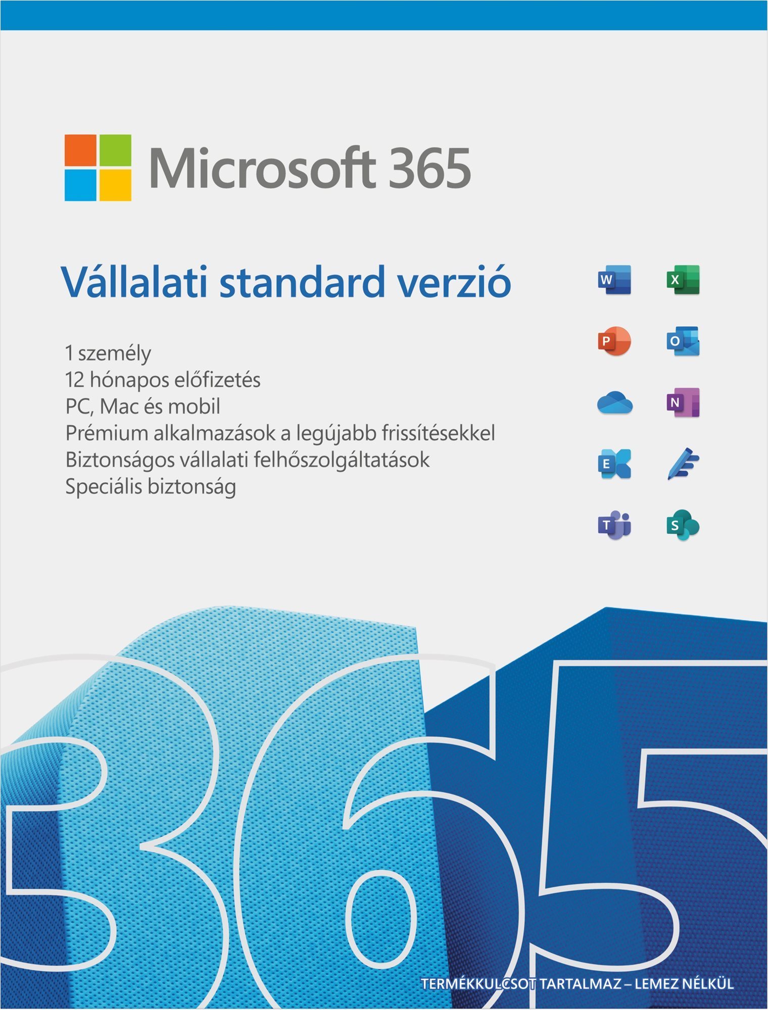 Microsoft 365 Business Standard (elektronikus licenc)