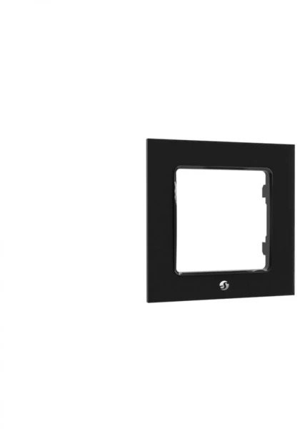 Keret Shelly WS kapcsolóhoz, fekete, (80 mm x 80 mm x 10 mm)