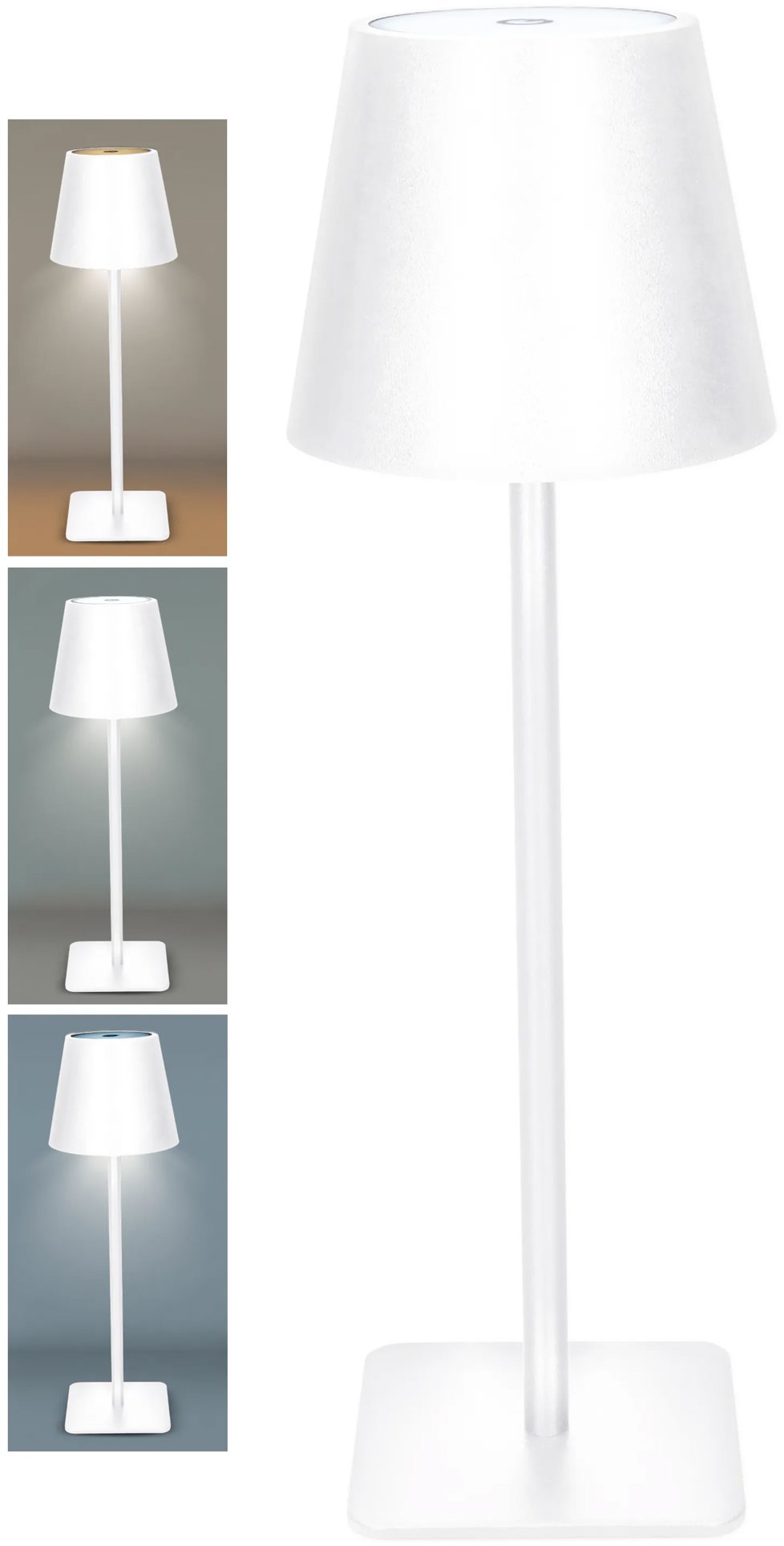 Solight LED újratölthető, Lucca, fehér