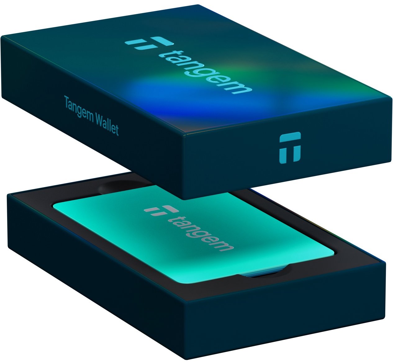 Tangem Wallet 3 Card Set, Electric Sea