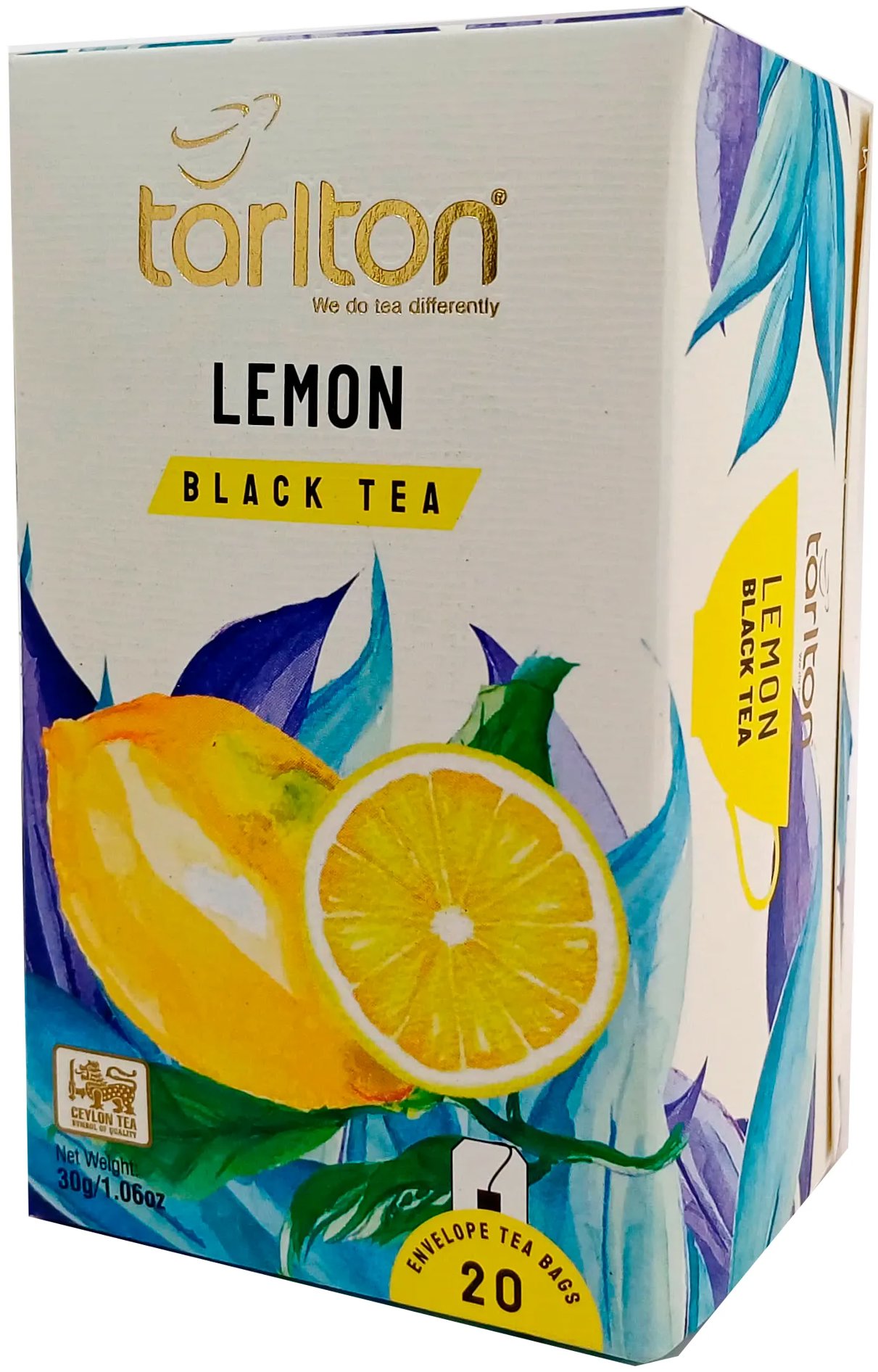 Tarlton Black Lemon, egyesével csomagolt, 20 × 1,5 g