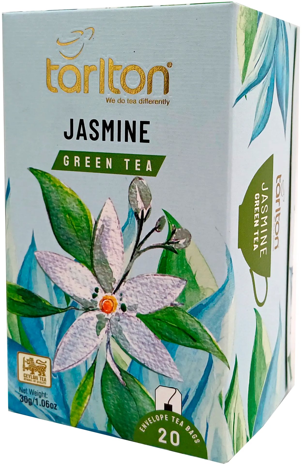 Tarlton Green Jasmine, egyesével csomagolt, 20 × 1,5 g