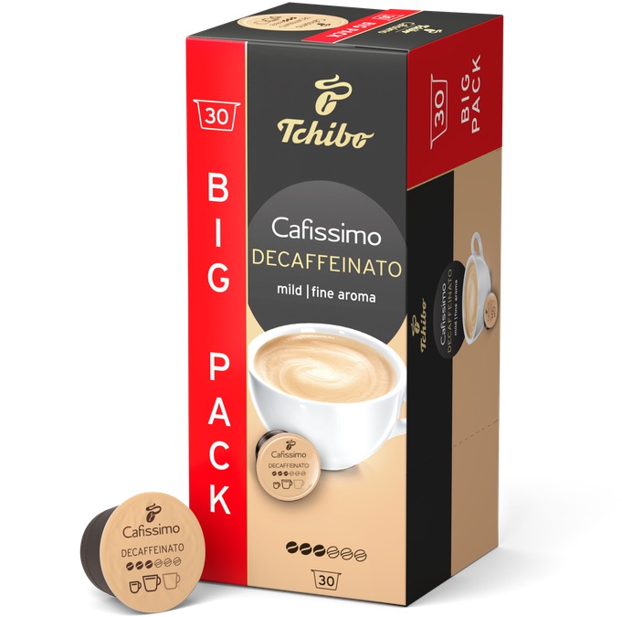 Tchibo Cafissimo Decaffeinato, 30 kapszula