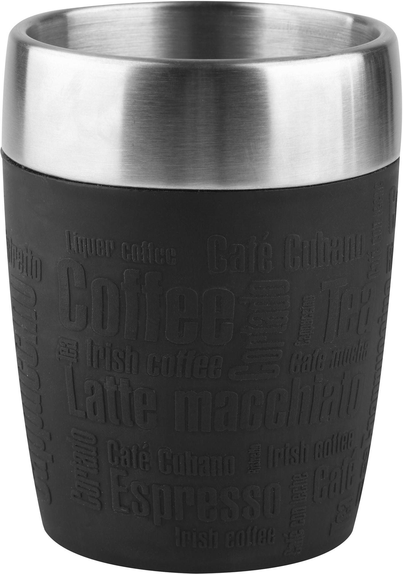 Tefal Utazó bögre 0,2 l TRAVEL CUP rozsdamentes/fekete K3081314