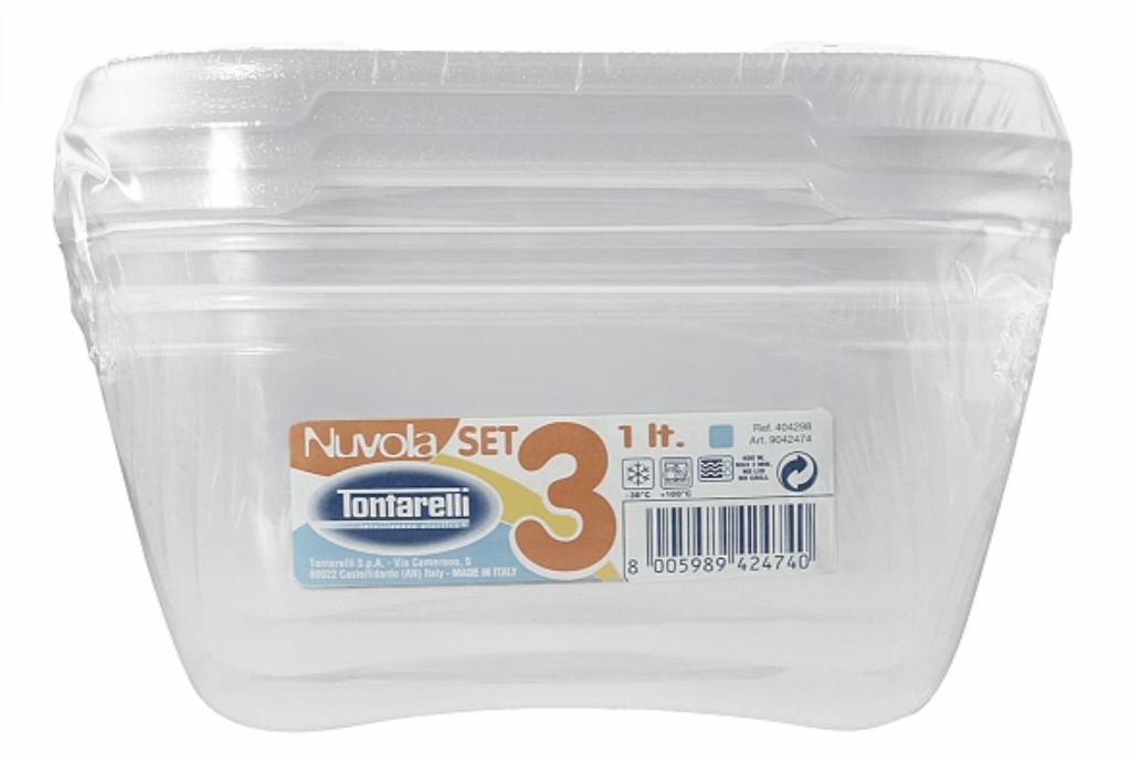 Tontarelli Nuvola, 3 × 1 l, fehér