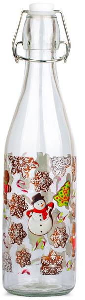 Toro Csatos üvegpalack, 540 ml, mézeskalács minta