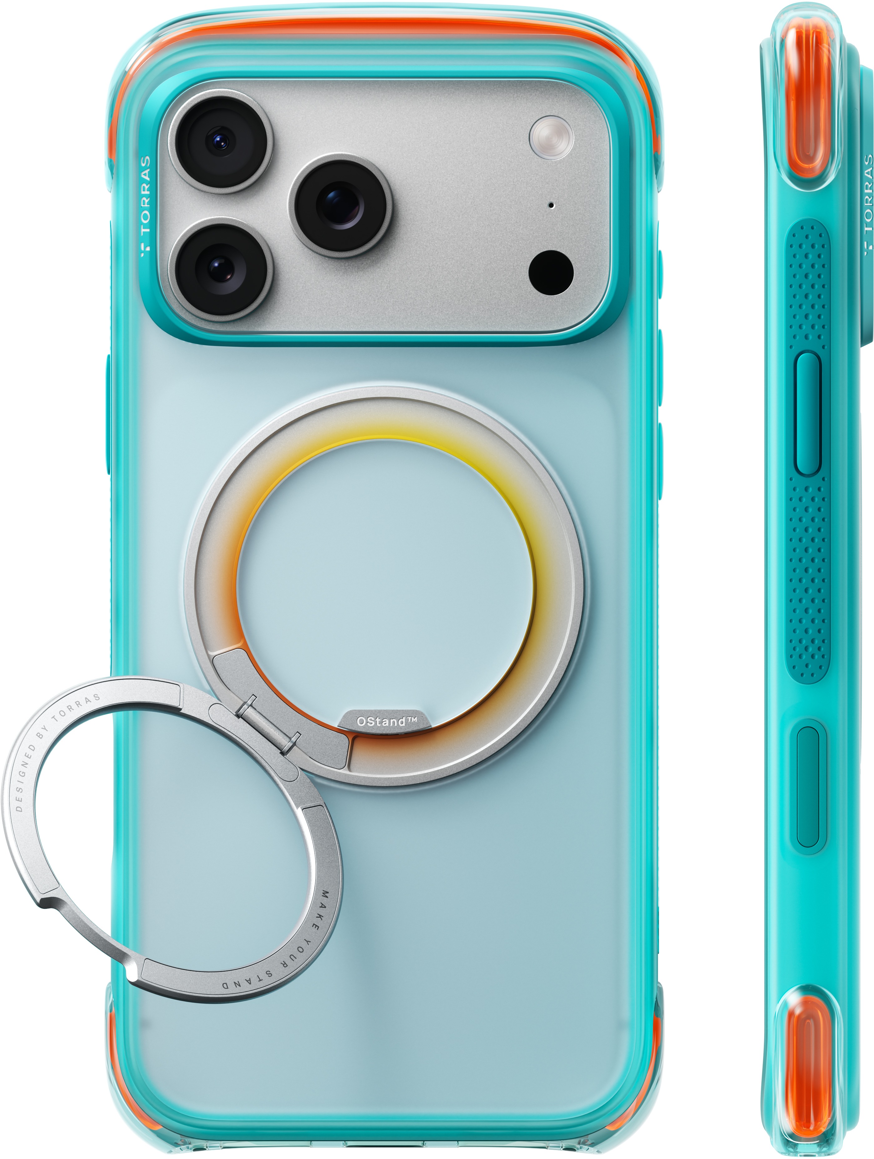 Torras O3 Air Core Prism Turquoise iPhone 18 Pro Max tok