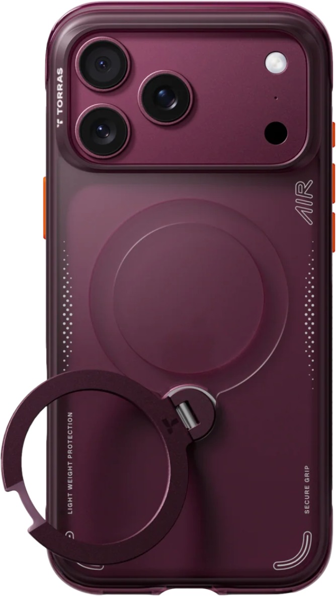 Torras Ostand Q3 Air Cosmic Violet iPhone 18 Pro tok