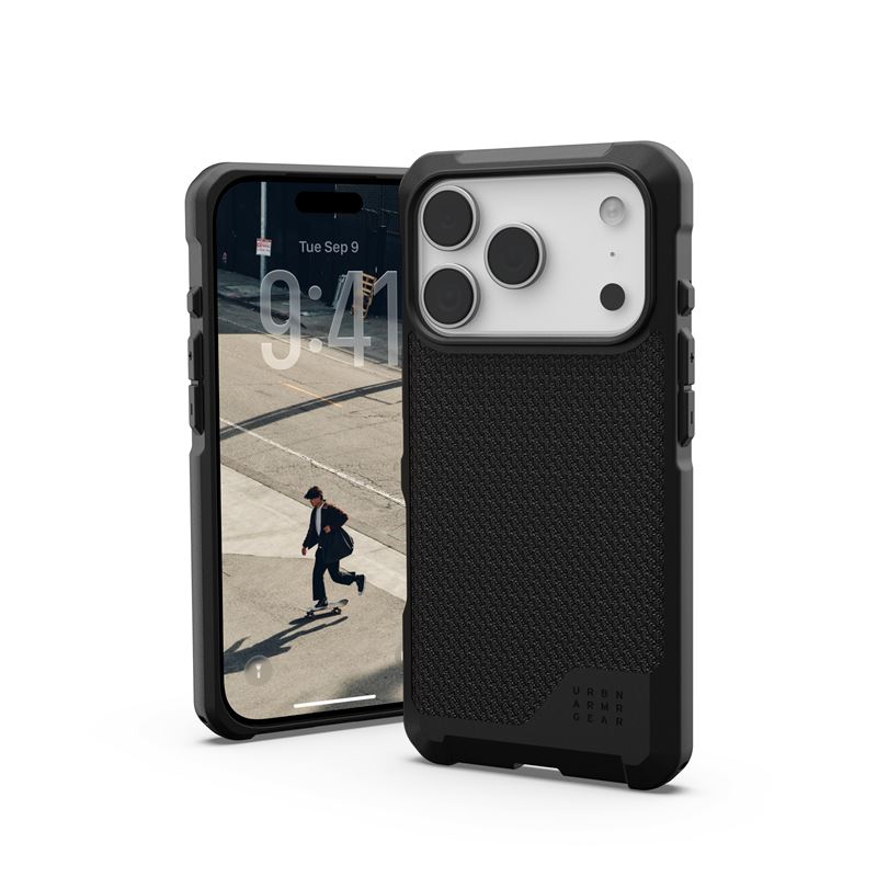 UAG Metropolis LT Magsafe Kevlar Black iPhone 17 Pro tok