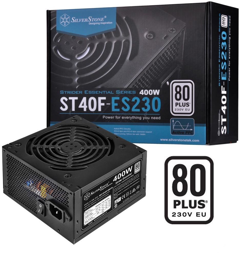 SilverStone Strider Essential ST40F-ES230 400W 80+