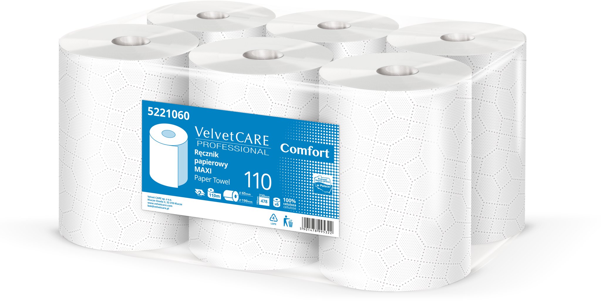 VELVETCARE Professional Maxi Comfort, 6 db