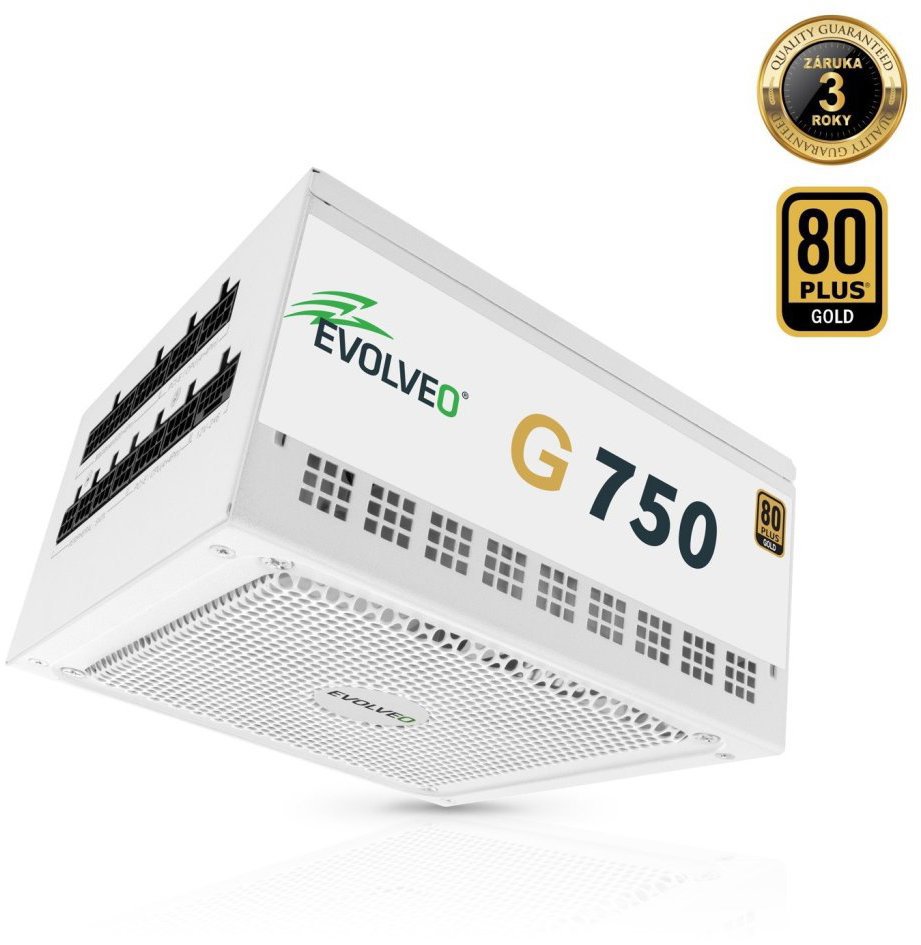 EVOLVEO G750-WH 750W 80+ Gold ATX 3.1 White