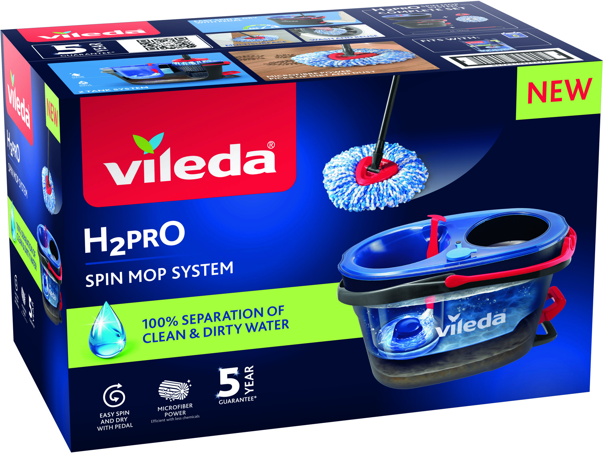 Vileda H2PrO pedálos felmosó szett
