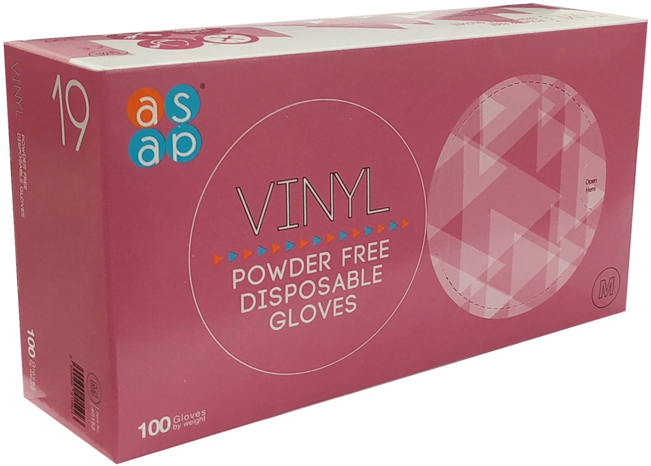 ASAP Púdermentes vinyl kesztyű 100 db M
