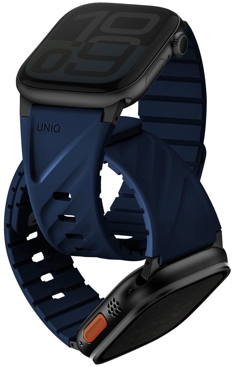UNIQ Fluo Apple Watch 49 / 46 / 45 / 44 / 42 / 41 / 40 mm szíj - Marine Blue