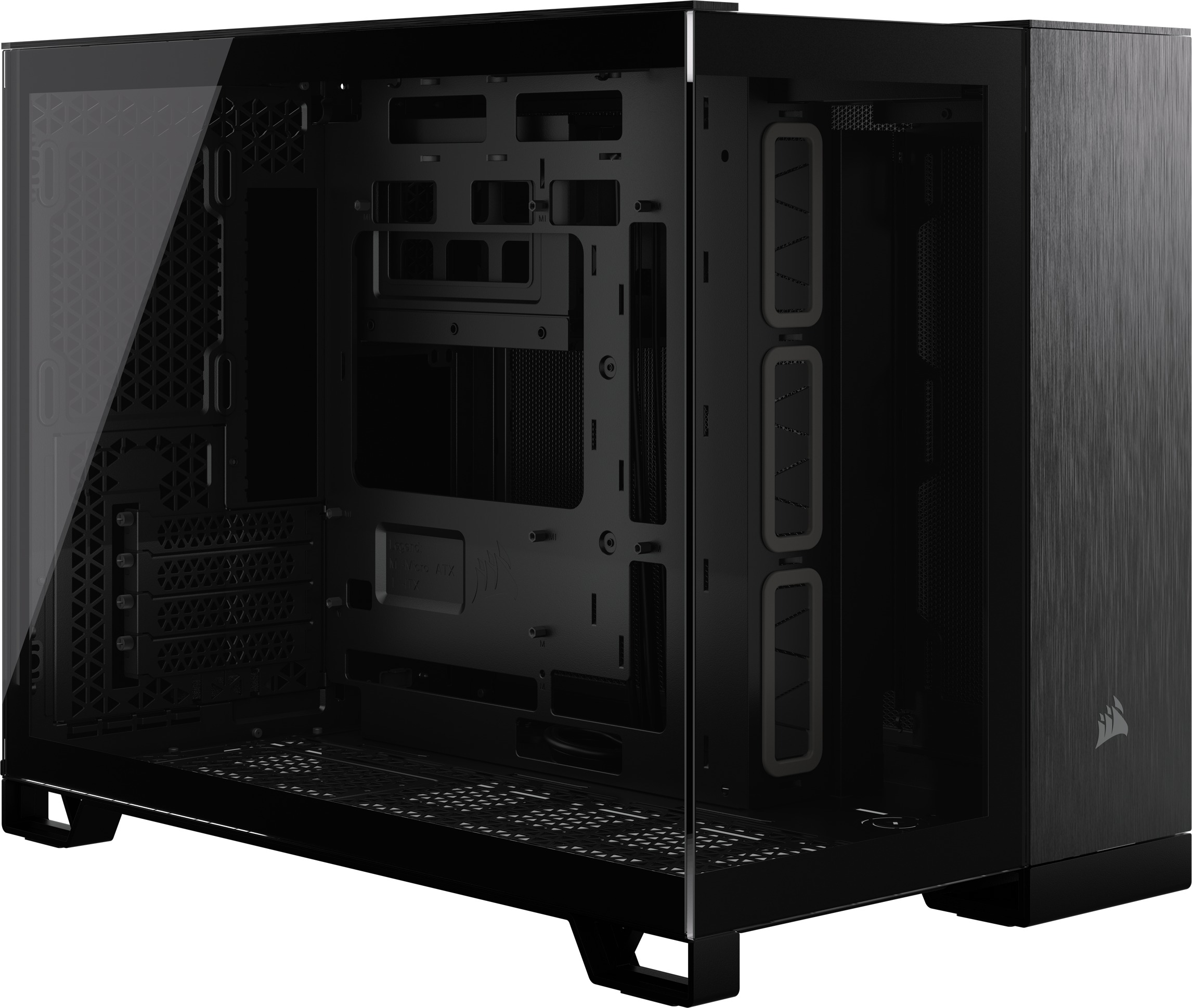 Corsair 2500X Micro ATX Dual Chamber - Black/Obsidian Aluminum
