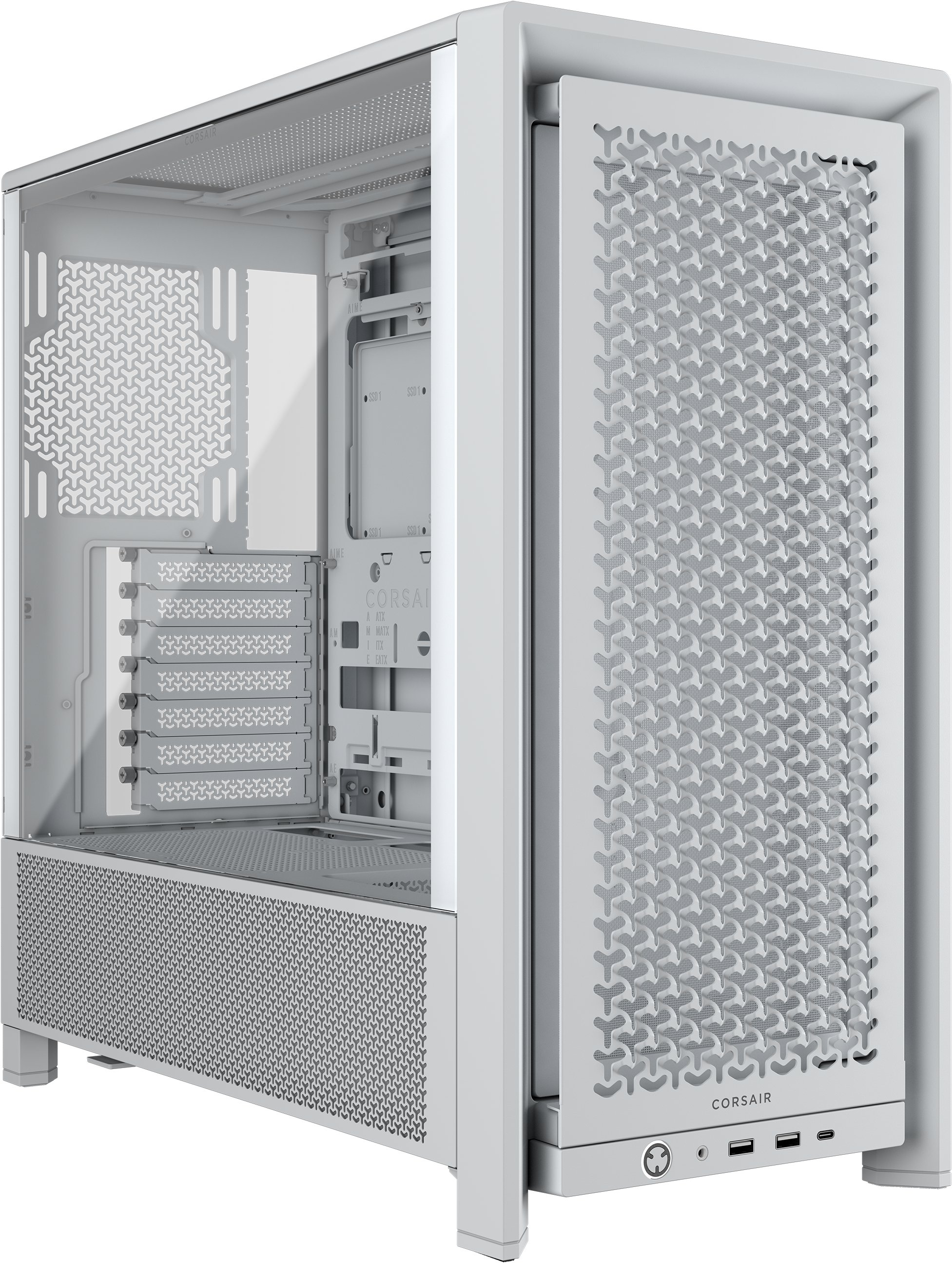 Corsair FRAME 4000D Modular Mid-Tower - White