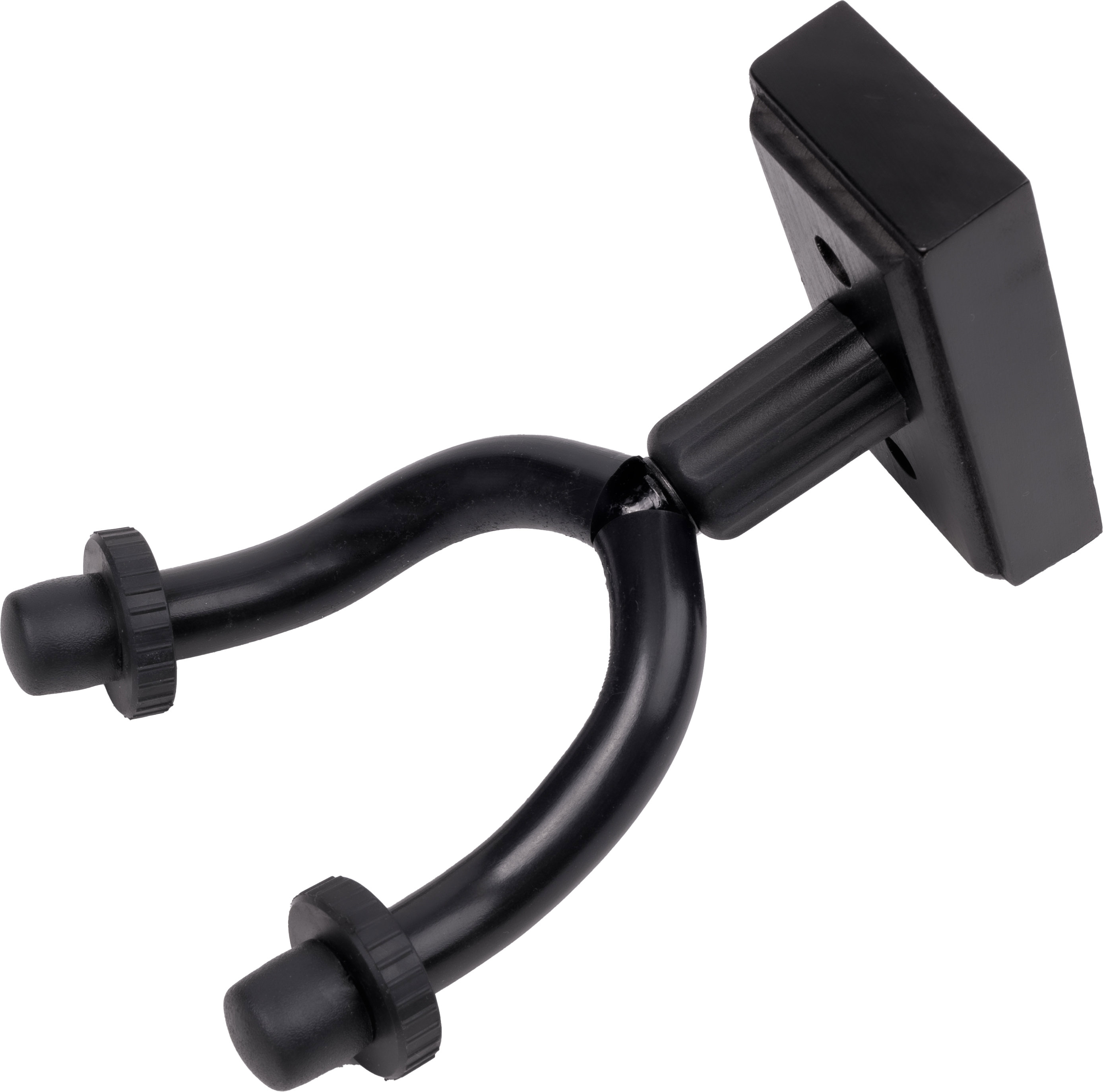 Veles-X Solid Wood Guitar Wall Hanger, Black