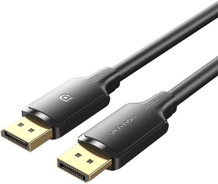 Vention DisplayPort Male to Male 4K HD Cable, 1 m, fekete
