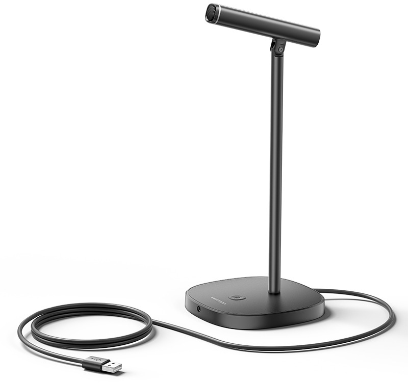 Vention USB Desktop Microphone with Mute Button Black