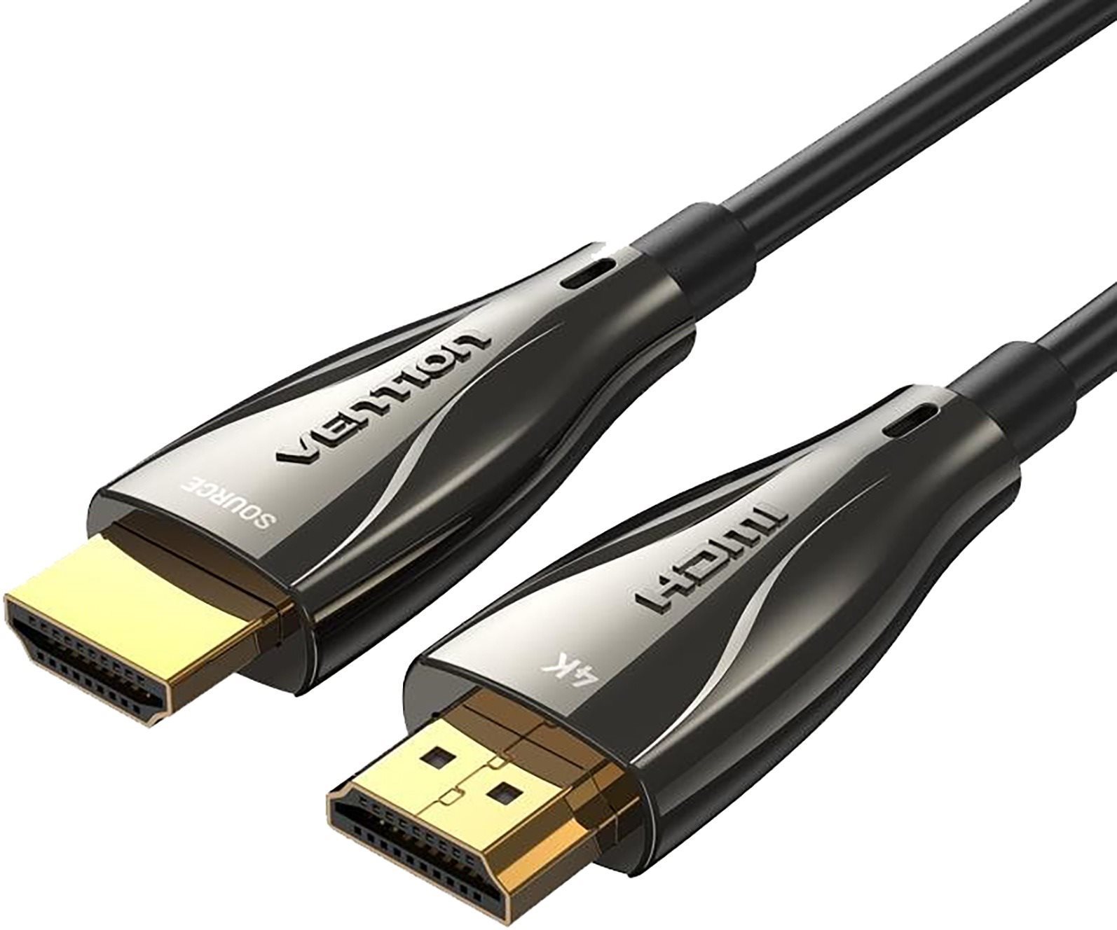 Vention Optical HDMI 2.0 Cable 20M Black Zinc Alloy Type
