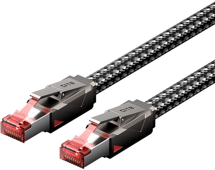 Vention Cat8 SFTP Gaming Patch Cable 3M Gray Zinc Alloy Type