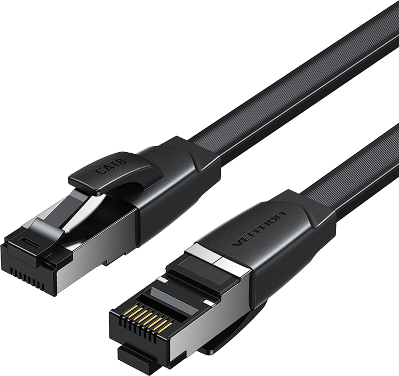 Vention Flat Cat.8 Ethernet Patch Cable 3M Black