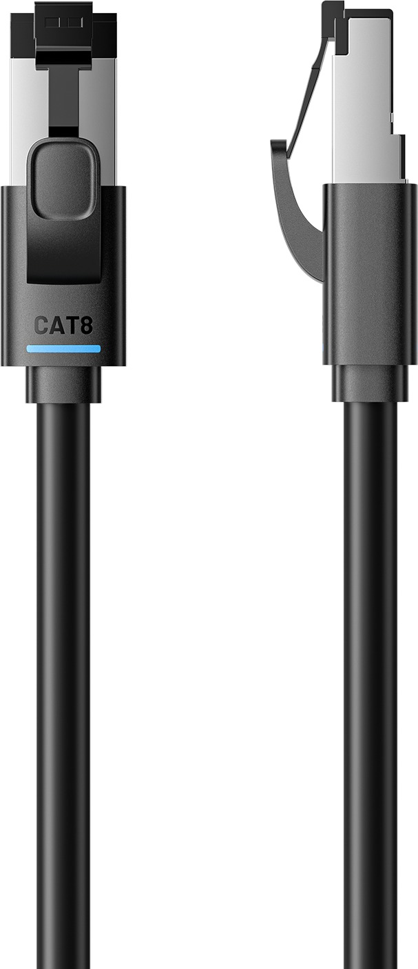 Vention Ultra-Flexible Cat8 SFTP Ethernet Patch Cable 10m Black