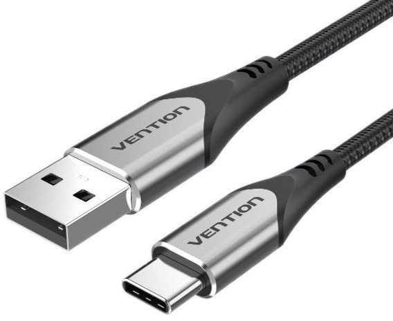 Vention Type-C (USB-C) to USB 2.0 Cable 3A Gray 3m Aluminum Alloy Type