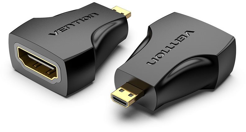 Vention Micro HDMI (M) to HDMI (F) Adapter Black