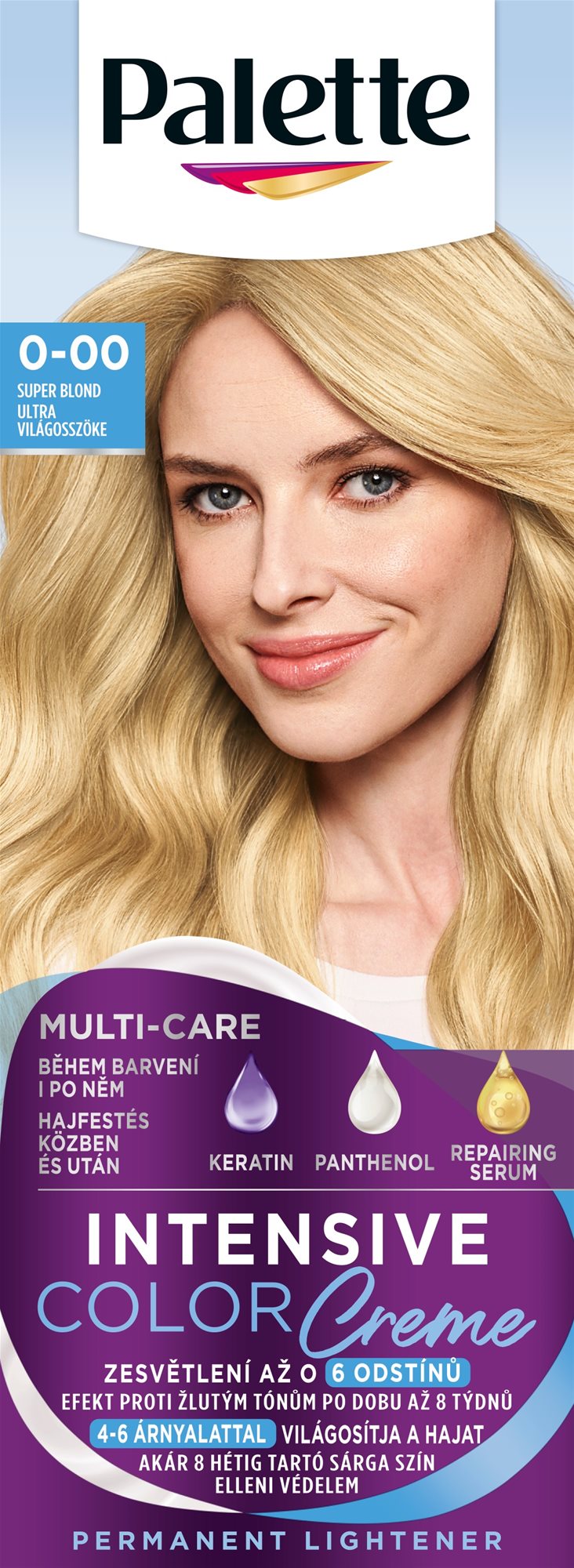 SCHWARZKOPF PALETTE Intensive Color Cream 0-00 (E20) Szuper szőke