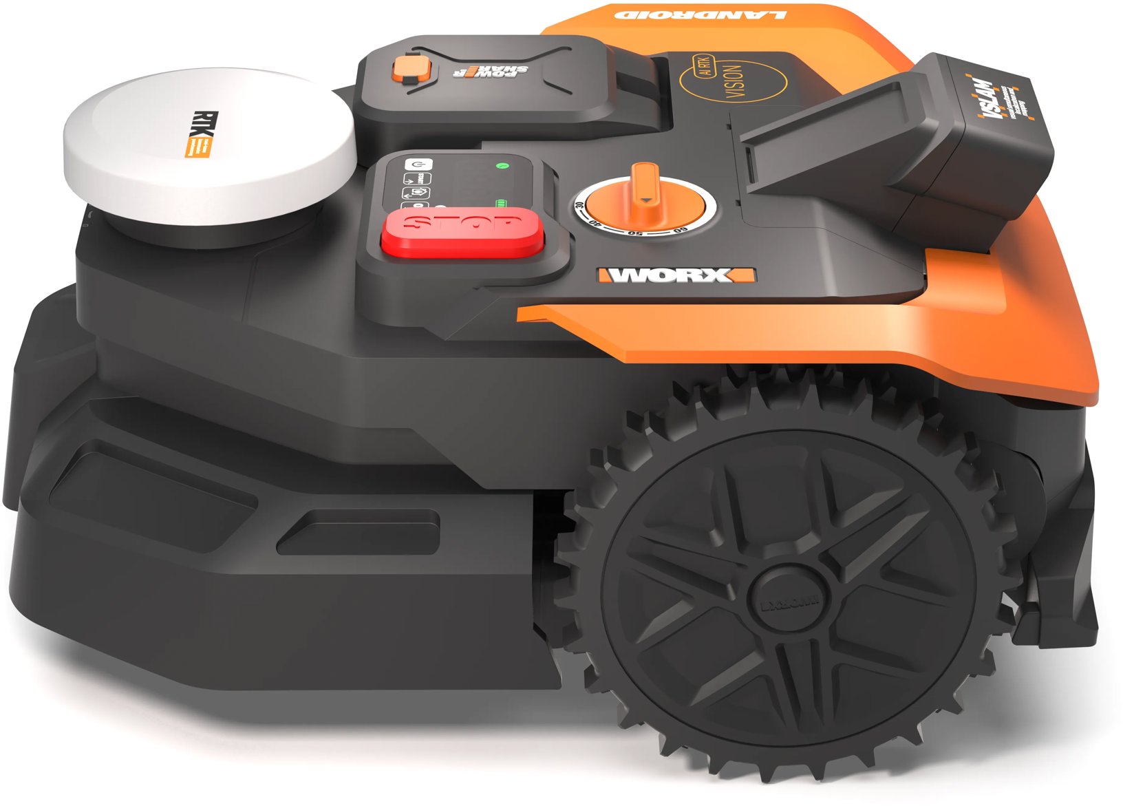WORX robotfűnyíró WR365E Vision Cloud 650 m2 (RTK + AI V-SLAM Stereo)